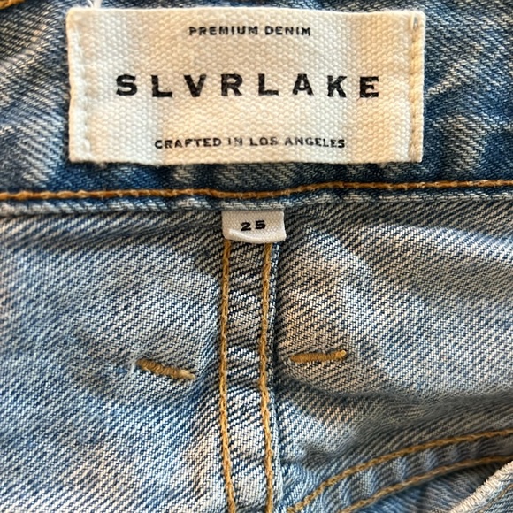 SLVRLAKE London High Rise Straight Jeans size 25 HEARTACHE - Picture 8 of 10